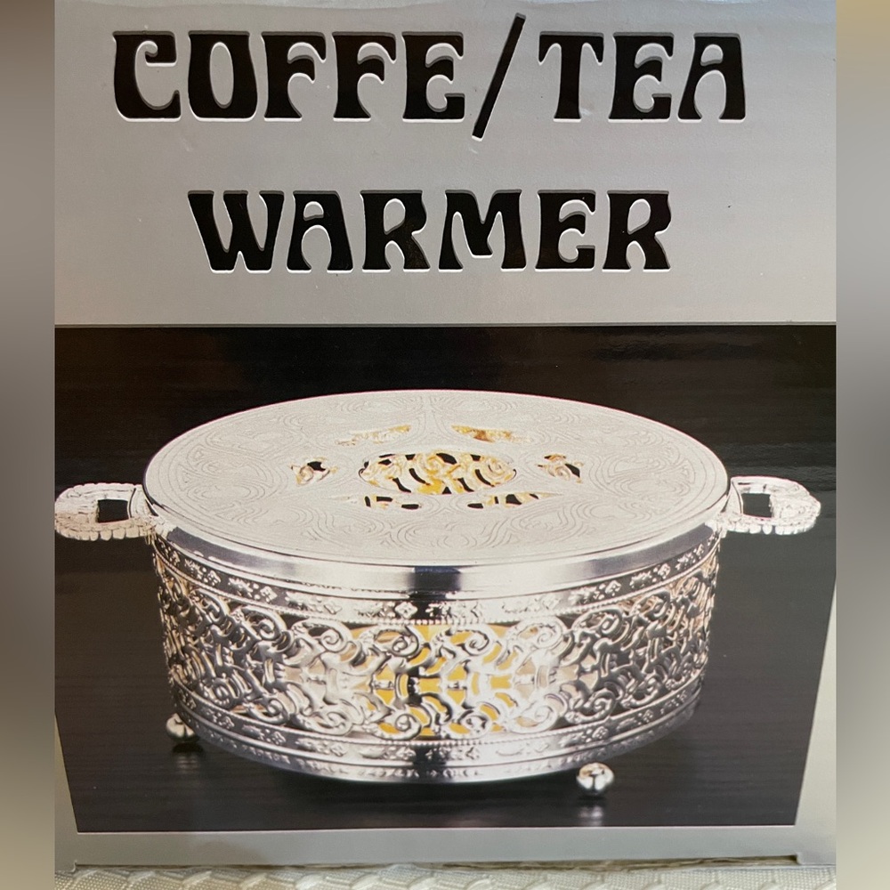 Elegant Silver Coffee/Tea Warmer